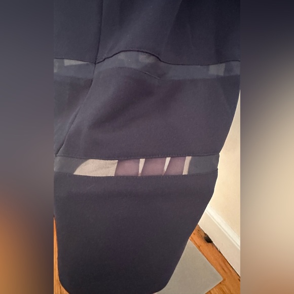 Adrianna Papell  Blue NWT Sleeveless Collard V Neck Fit & Flare Dress Sz 2. - Picture 3 of 16